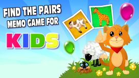 Find the Pairs Memo Game for Kids