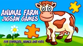 Animal Farm Jigsaw Games for Toddlers, Babies and Kids